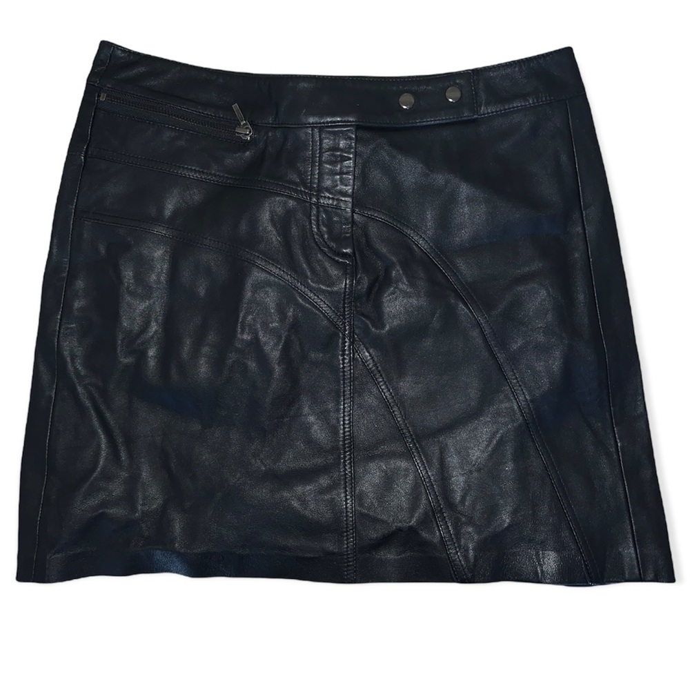 80s/90s Leather Skirt